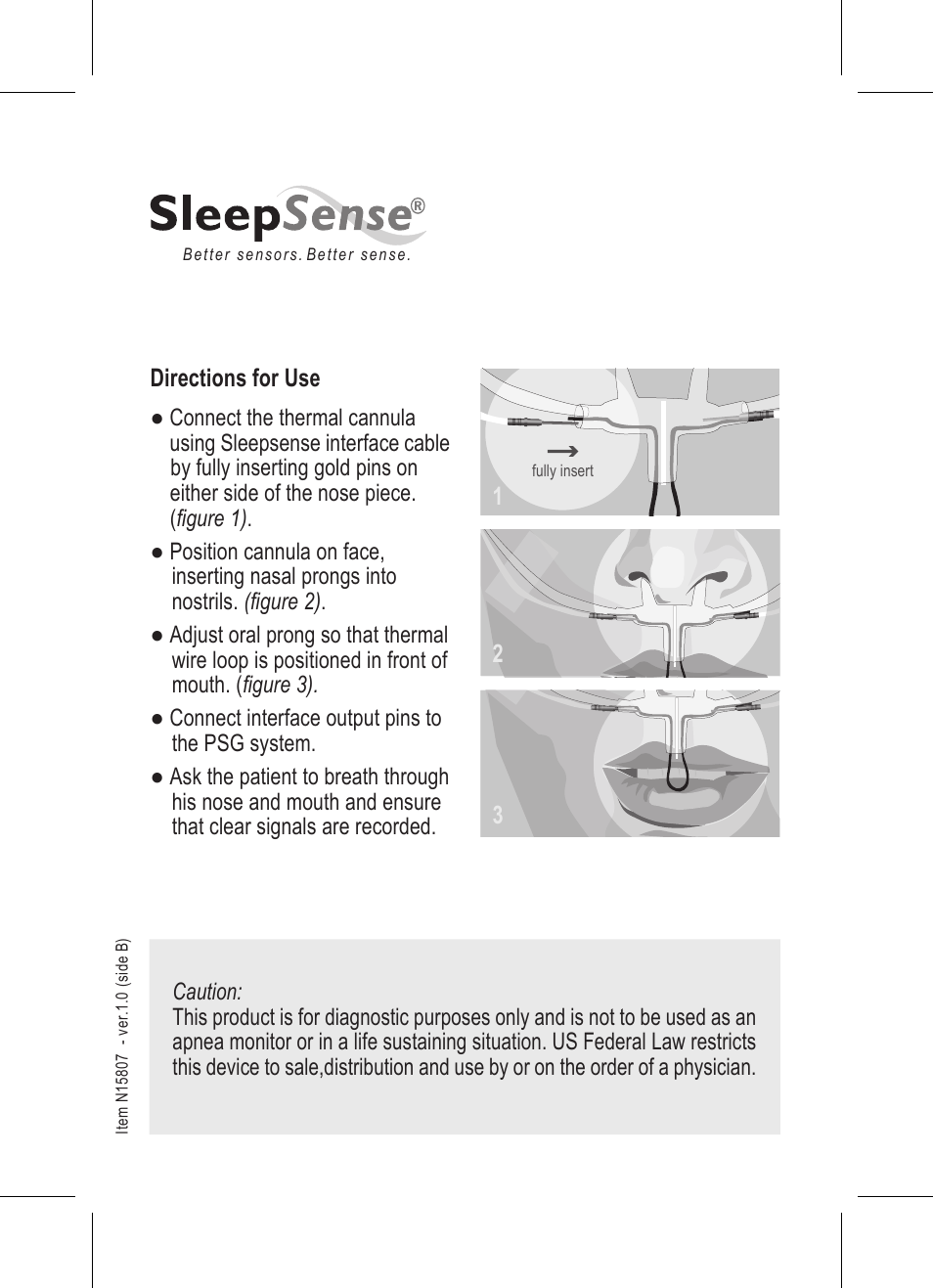 Sleep Sense 15807 ThermoCan Cannula (Adult Nasal 7FT) User Manual | Page 2 / 2