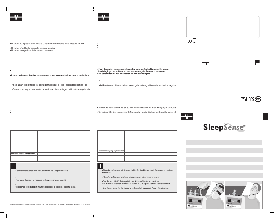 Sleep Sense 14840-Kit Multi-Press User Manual | 2 pages