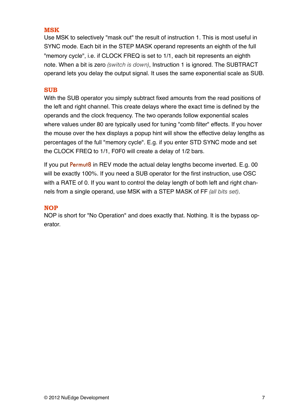 Sonic Charge Permut8 User Manual | Page 7 / 14