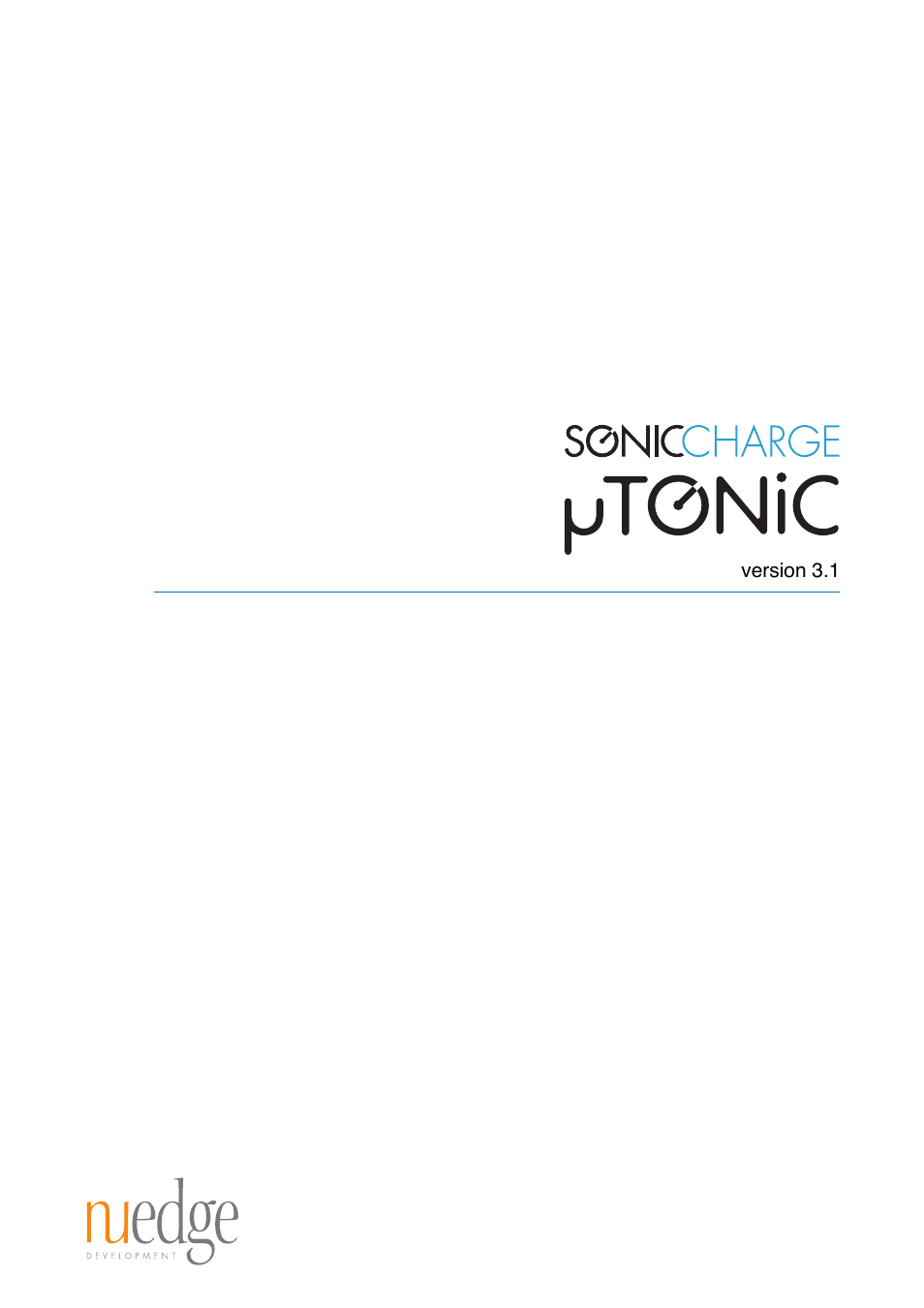 Sonic Charge Microtonic User Manual | 40 pages