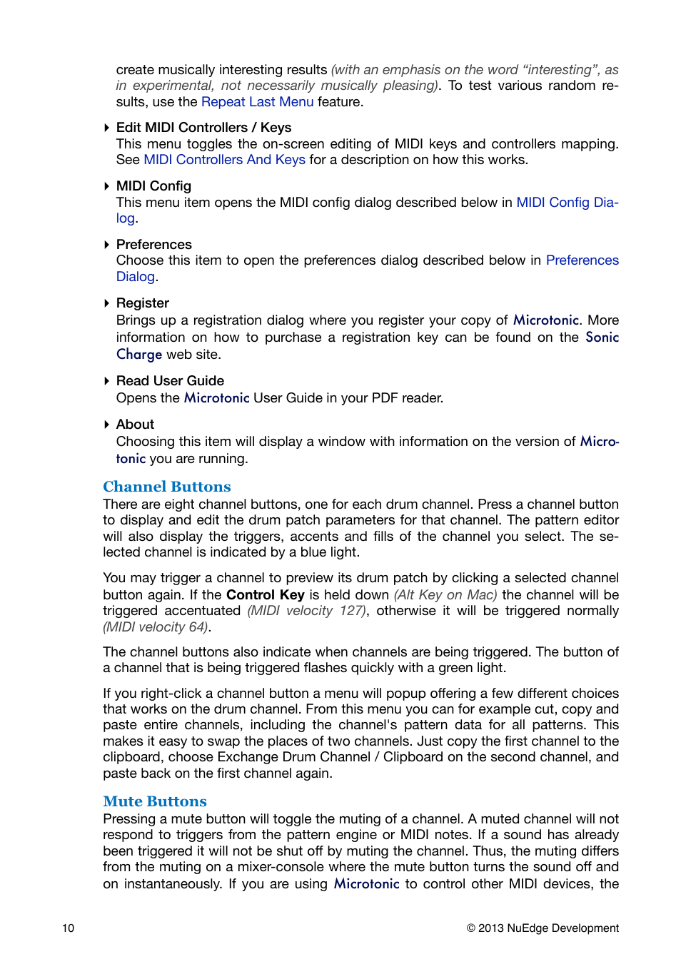 Sonic Charge Microtonic User Manual | Page 10 / 40