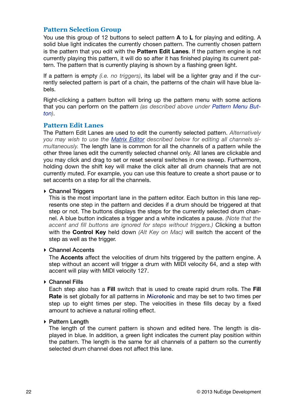 Sonic Charge Microtonic User Manual | Page 22 / 40
