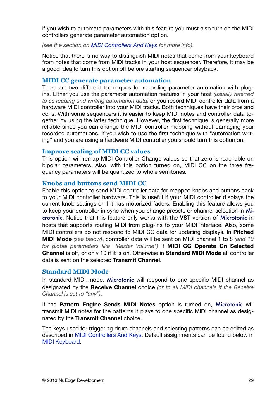 Sonic Charge Microtonic User Manual | Page 29 / 40