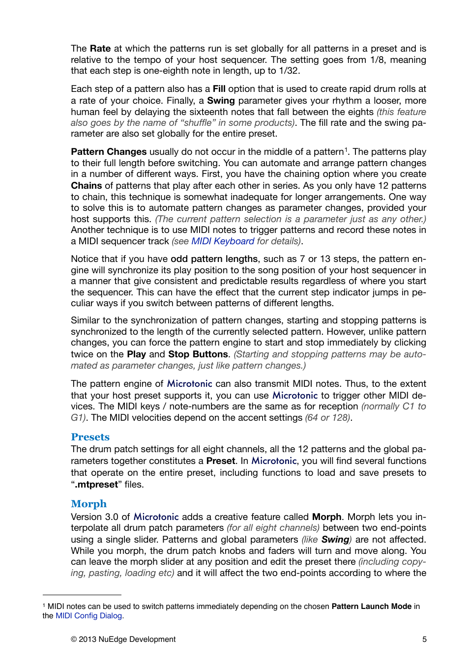 Sonic Charge Microtonic User Manual | Page 5 / 40