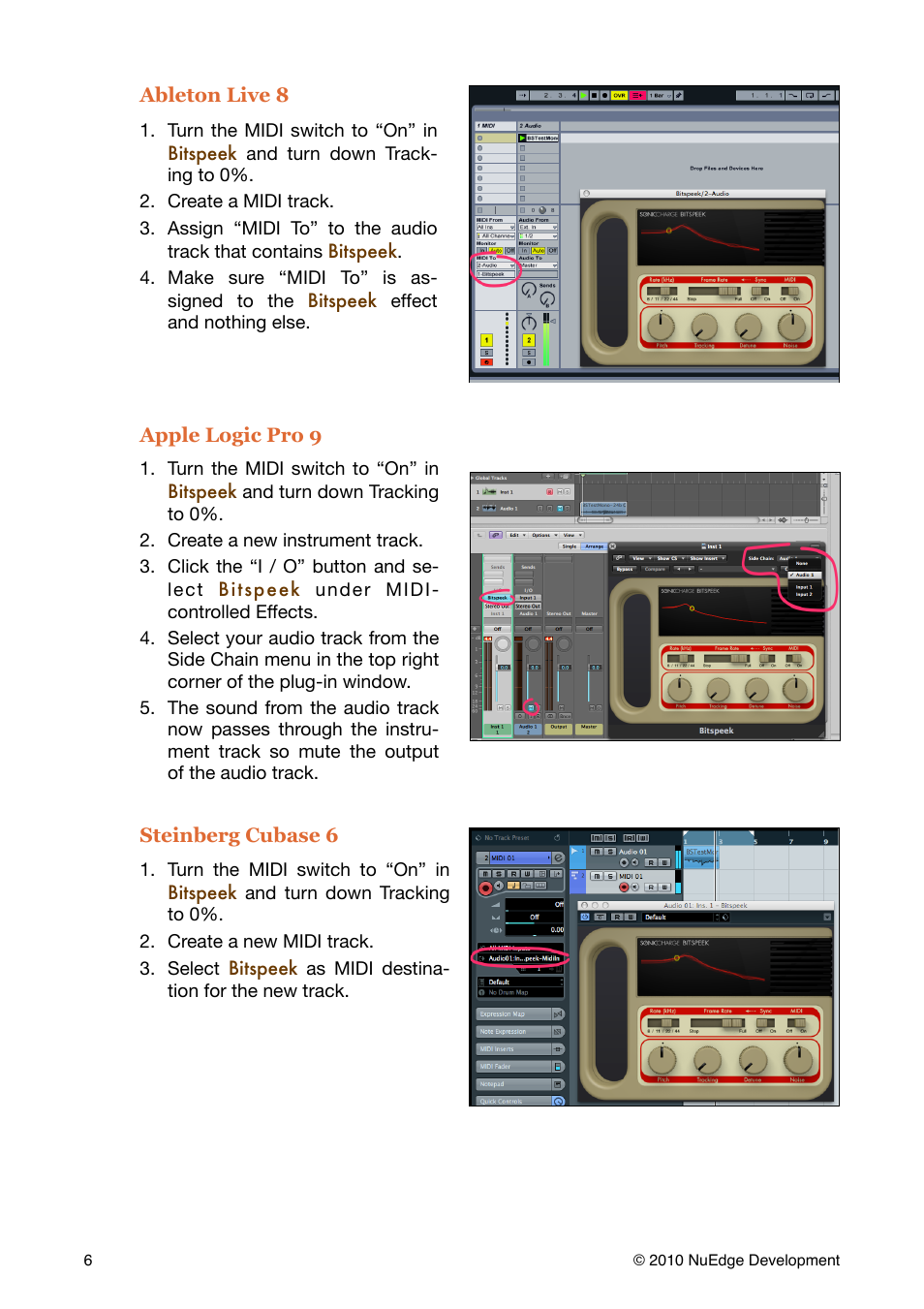 Sonic Charge Bitspeek User Manual | Page 6 / 9