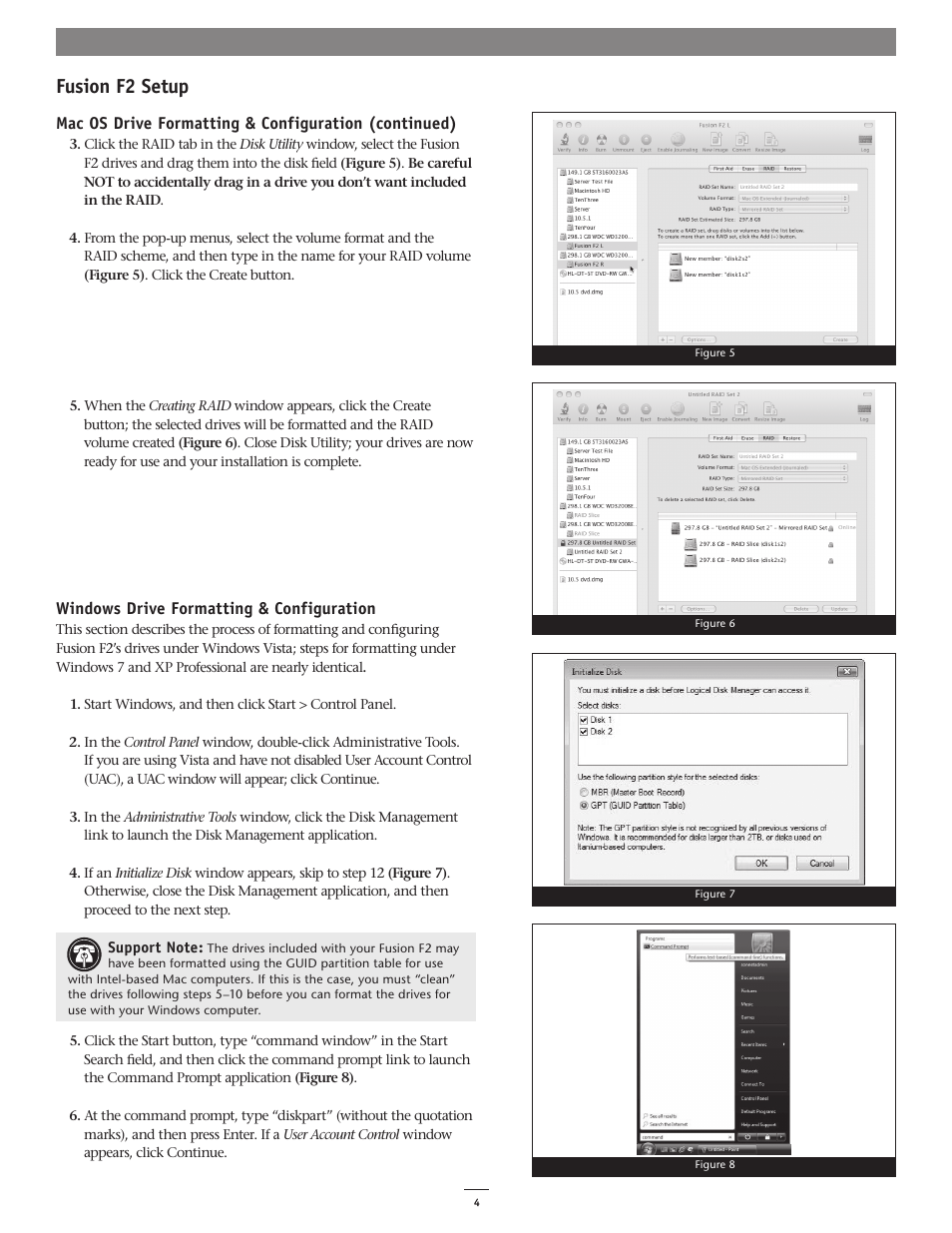 Fusion f2 setup | Sonnet Technologies Fusion F2 User Manual | Page 4 / 6