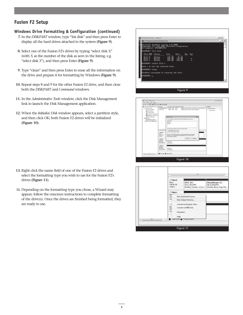 Fusion f2 setup | Sonnet Technologies Fusion F2 User Manual | Page 5 / 6