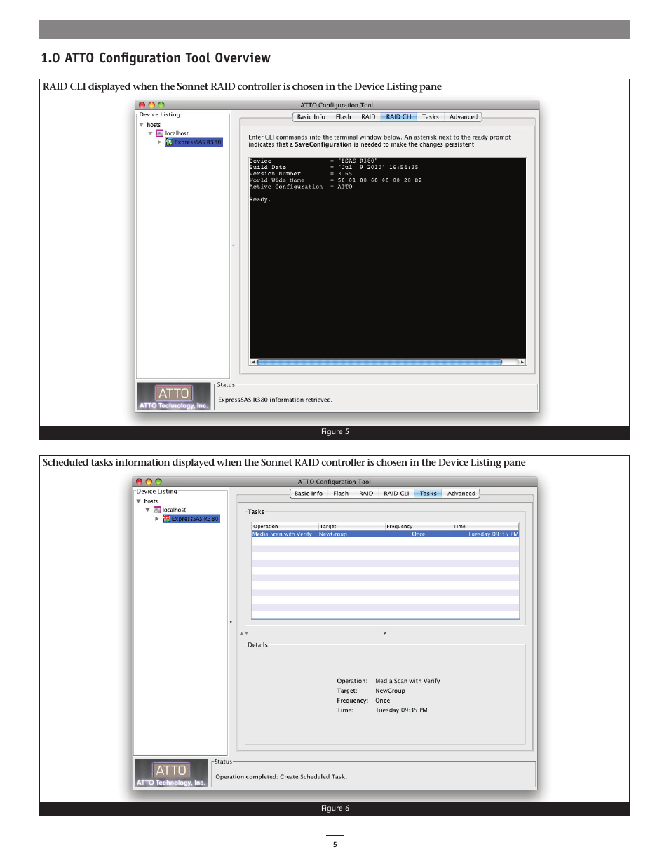 0 atto configuration tool overview | Sonnet Technologies Fusion RAID Configuration Tool and Utilities Operation Manual User Manual | Page 11 / 82