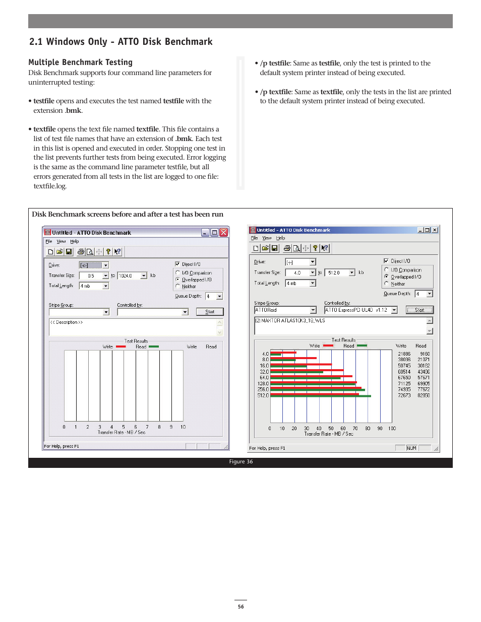 1 windows only - atto disk benchmark | Sonnet Technologies Fusion RAID Configuration Tool and Utilities Operation Manual User Manual | Page 62 / 82