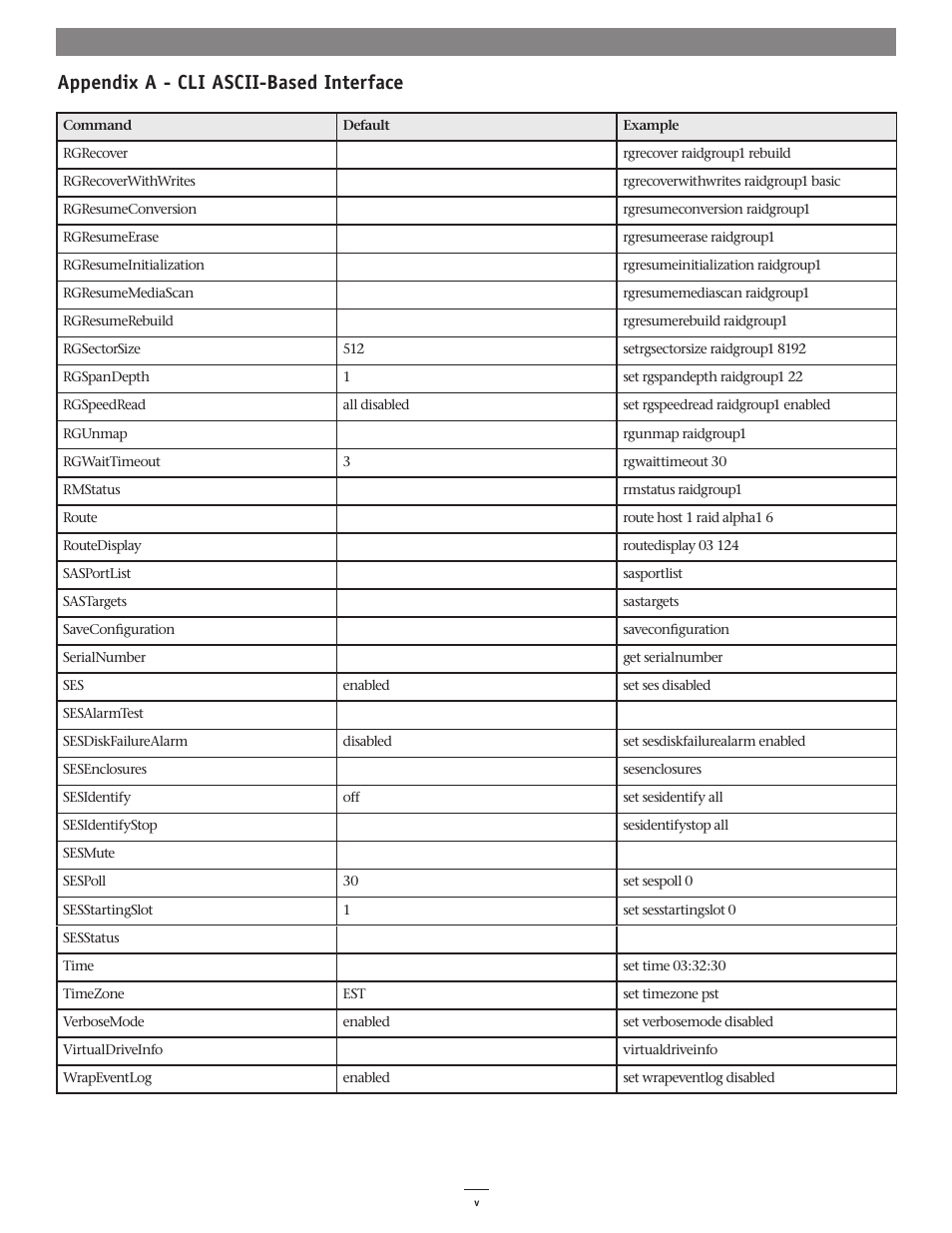 Appendix a - cli ascii-based interface | Sonnet Technologies Fusion RAID Configuration Tool and Utilities Operation Manual User Manual | Page 69 / 82