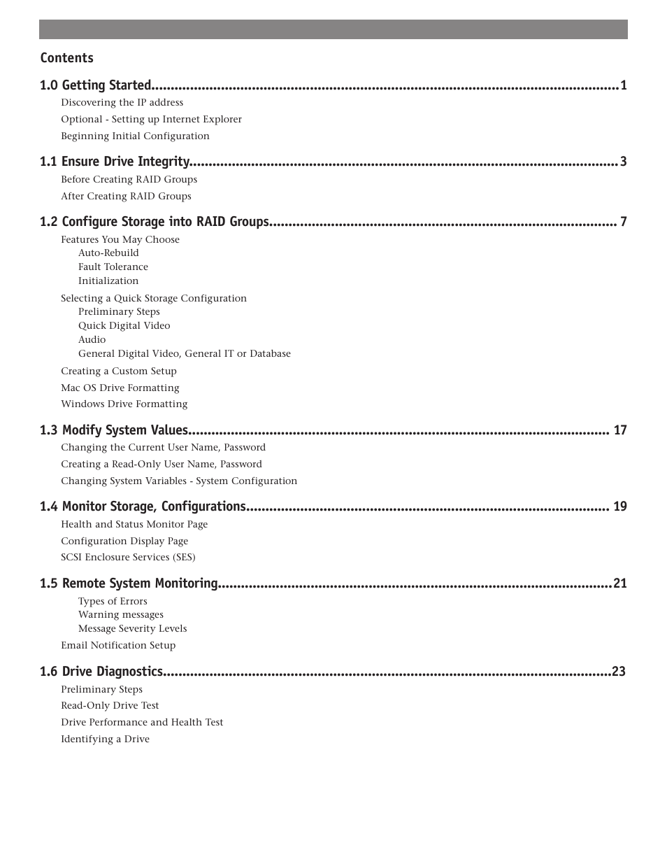 Sonnet Technologies Web Management Tool User Manual | Page 3 / 84