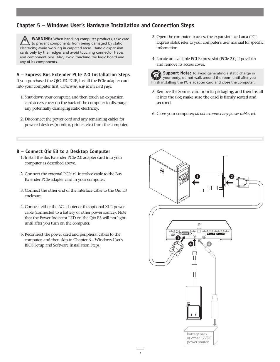 Sonnet Technologies Qio E3 User Manual | Page 11 / 20