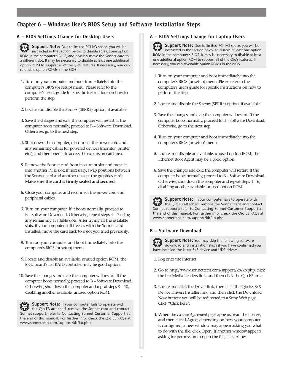 Sonnet Technologies Qio E3 User Manual | Page 13 / 20