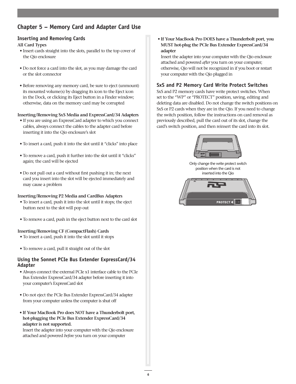 Sonnet Technologies Qio Mac User Manual | Page 10 / 16