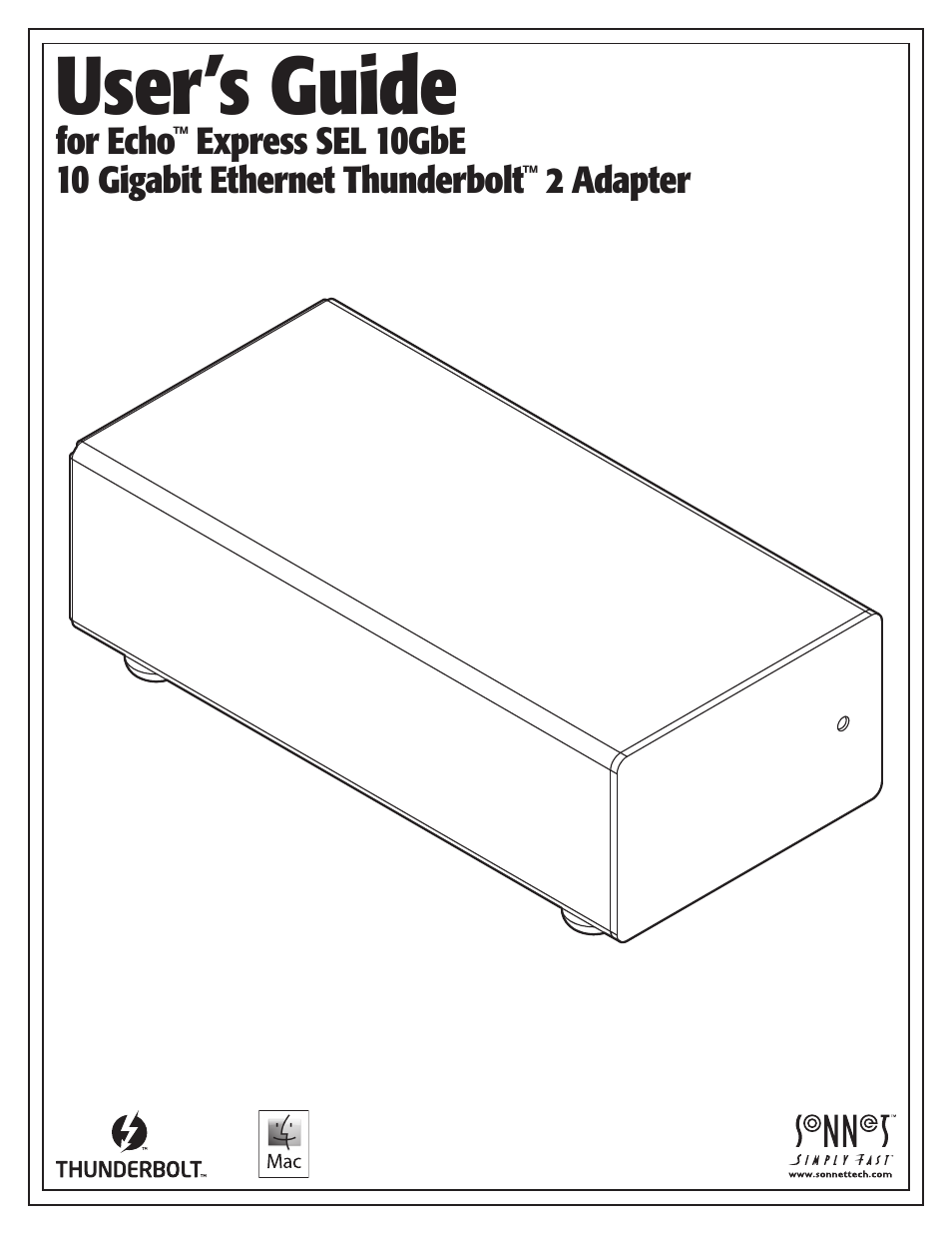 Sonnet Technologies Echo Express SEL 10GbE User Manual | 14 pages