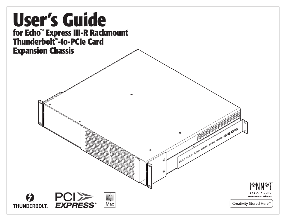 Sonnet Technologies Echo Express III-R User Manual | 16 pages