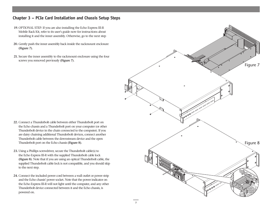 Figure 7, Figure 8 | Sonnet Technologies Echo Express III-R User Manual | Page 11 / 16