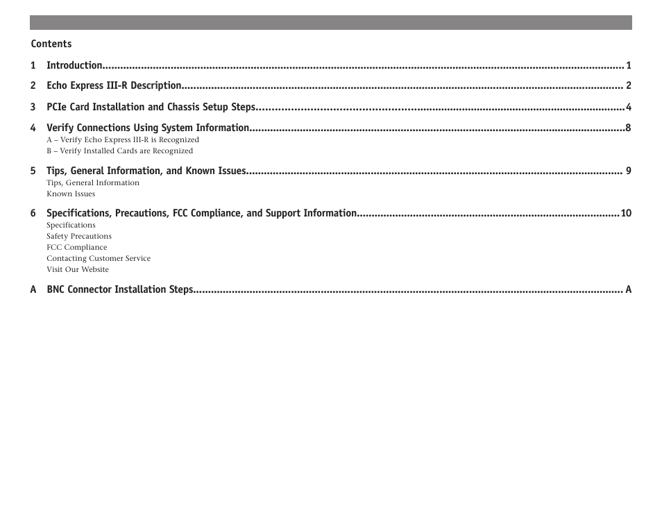 Sonnet Technologies Echo Express III-R User Manual | Page 3 / 16