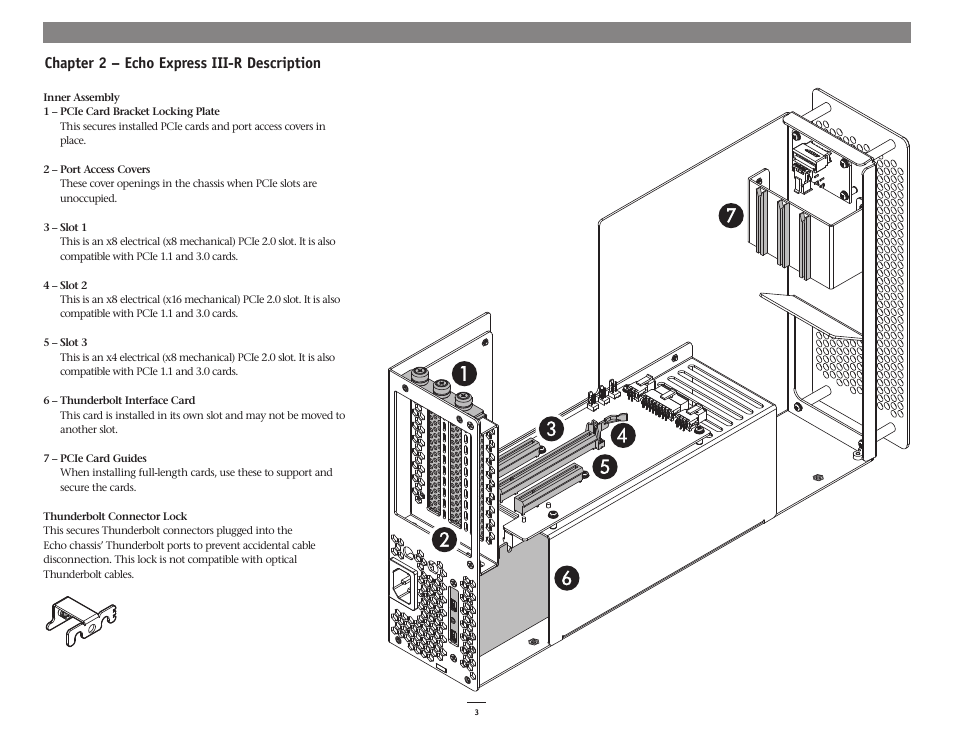 Chapter 2 – echo express iii-r description | Sonnet Technologies Echo Express III-R User Manual | Page 7 / 16