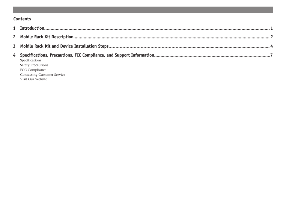 Sonnet Technologies Echo Express III-R Mobile Rack Kit User Manual | Page 3 / 12