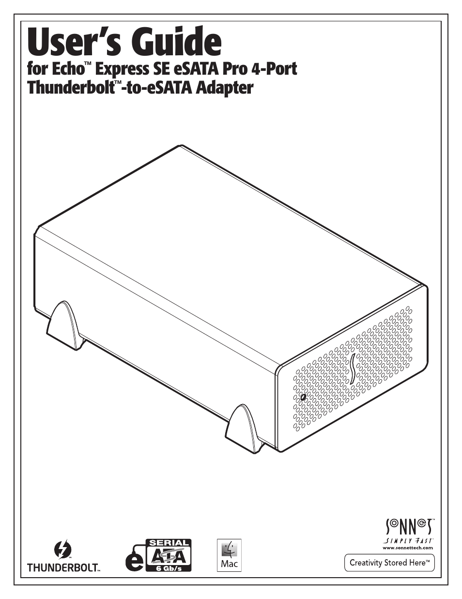 Sonnet Technologies Echo Express SE eSATA Pro 4-Port User Manual | 14 pages