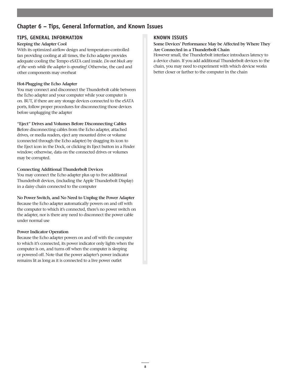Sonnet Technologies Echo Express SE eSATA Pro 4-Port User Manual | Page 12 / 14