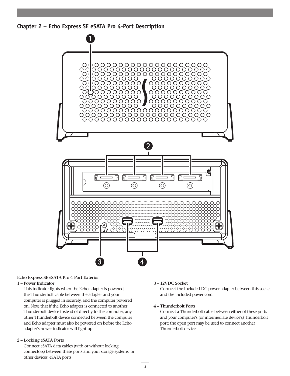 Sonnet Technologies Echo Express SE eSATA Pro 4-Port User Manual | Page 6 / 14