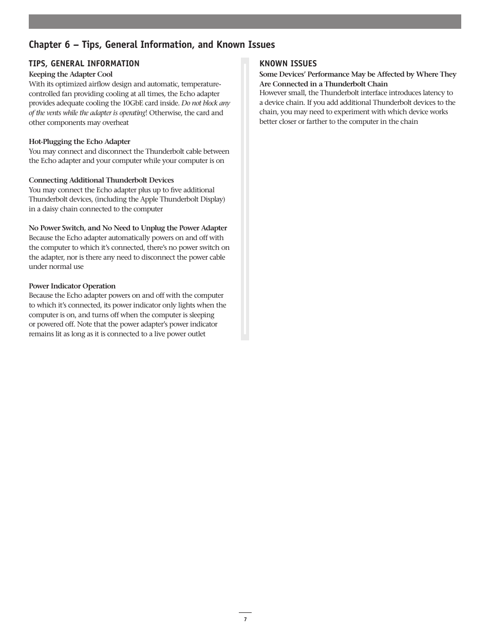 Sonnet Technologies Echo Express SE 10GbE User's Guide [Enghlish] User Manual | Page 11 / 12