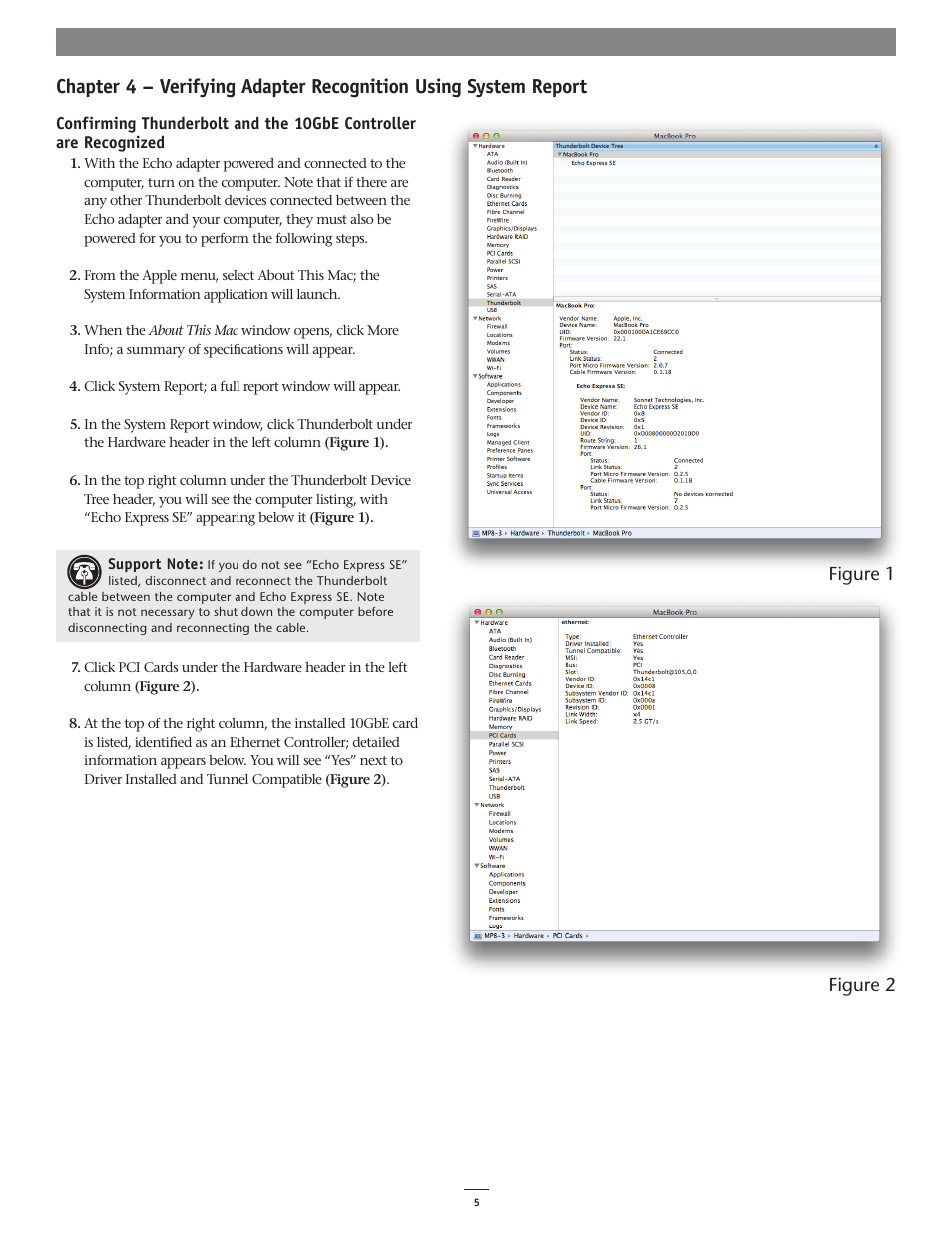 Figure 1 figure 2 | Sonnet Technologies Echo Express SE 10GbE User's Guide [Enghlish] User Manual | Page 9 / 12