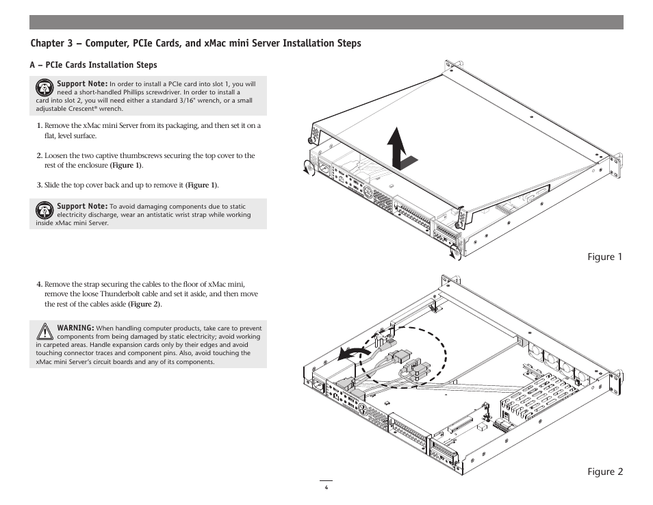 Figure 1 figure 2 | Sonnet Technologies xMac mini Server (Revision D and Later) User Manual | Page 8 / 18