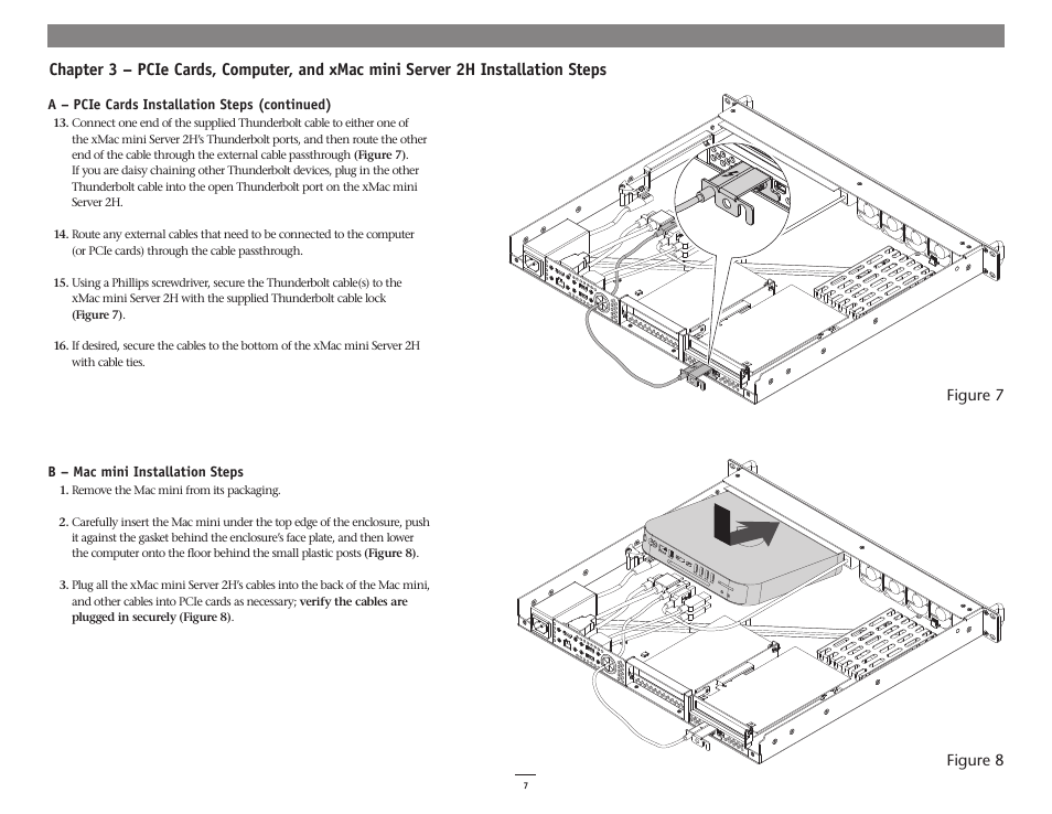 Figure 7 figure 8 | Sonnet Technologies xMac mini Server 2H User Manual | Page 11 / 16