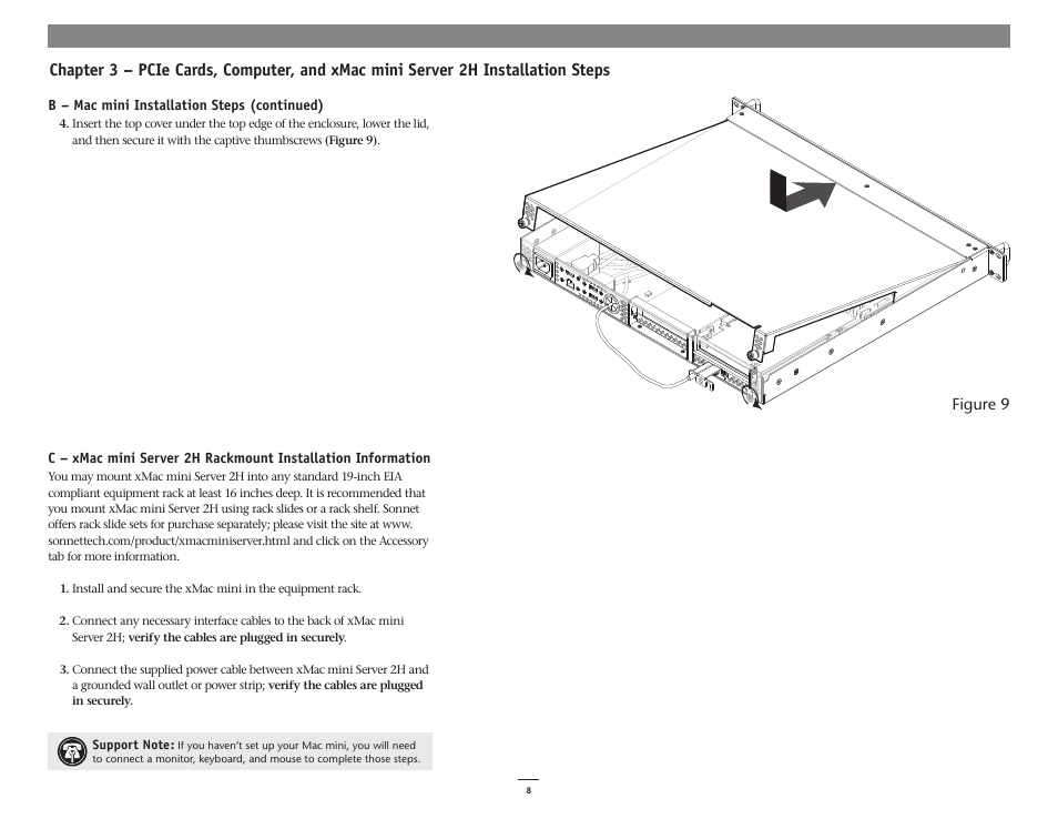 Sonnet Technologies xMac mini Server 2H User Manual | Page 12 / 16