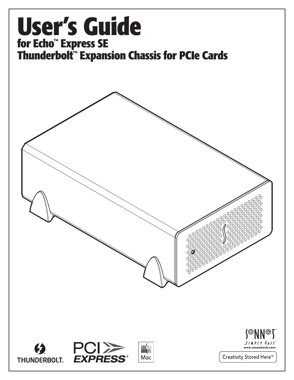 Sonnet Technologies Echo Express SE Thunderbolt Expansion Chassis User Manual | 14 pages