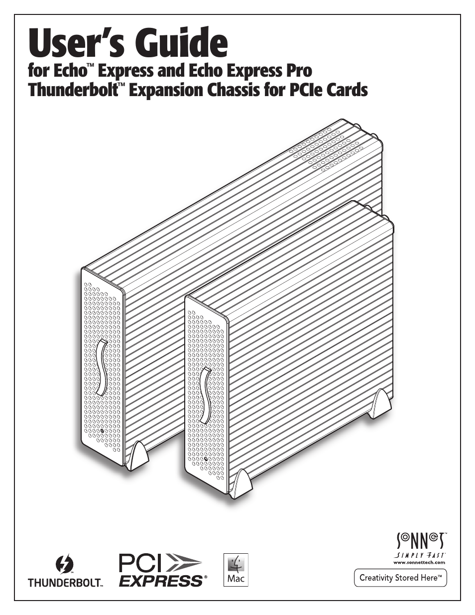 Sonnet Technologies Echo Express and Echo Express Pro Thunderbolt Expansion Chassis User Manual | 14 pages