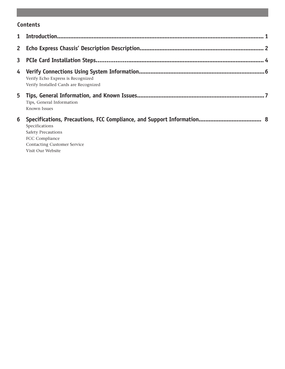 Sonnet Technologies Echo Express and Echo Express Pro Thunderbolt Expansion Chassis User Manual | Page 3 / 14