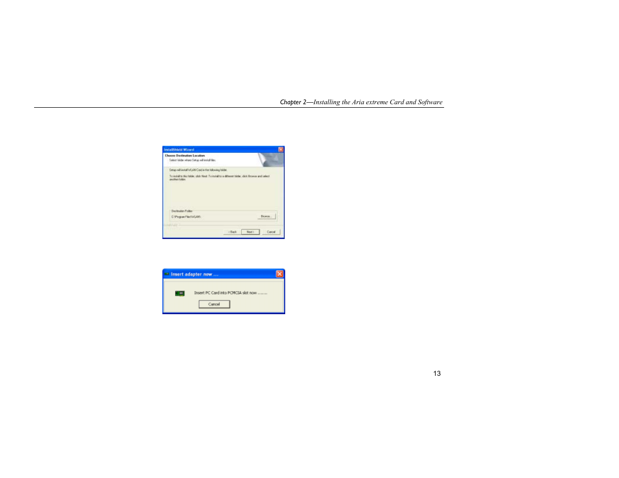 Sonnet Technologies Aria extreme CardBus and PCI Card Windows User Manual | Page 21 / 86