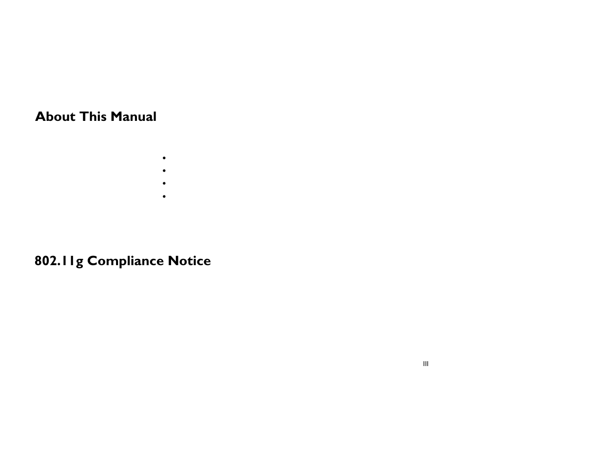 About this manual, 11g compliance notice | Sonnet Technologies Aria extreme CardBus and PCI Card Windows User Manual | Page 3 / 86