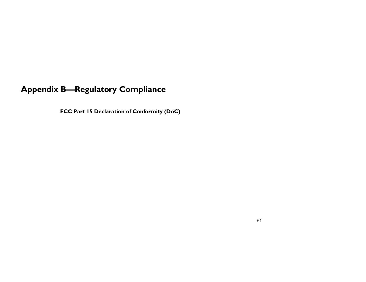 Appendix b—regulatory compliance | Sonnet Technologies Aria extreme CardBus and PCI Card Windows User Manual | Page 69 / 86