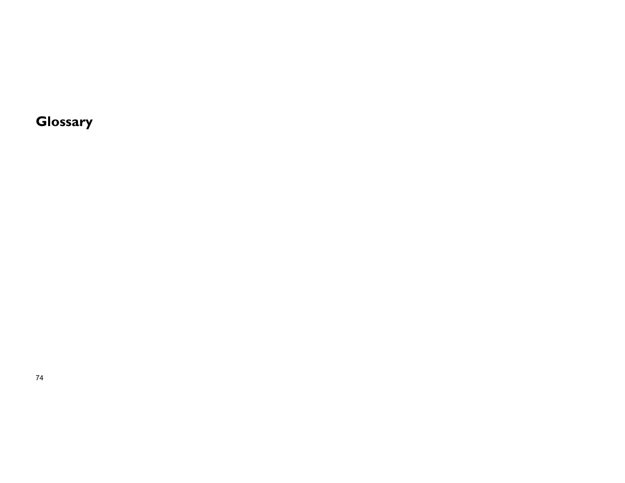 Glossary | Sonnet Technologies Aria extreme CardBus and PCI Card Windows User Manual | Page 82 / 86
