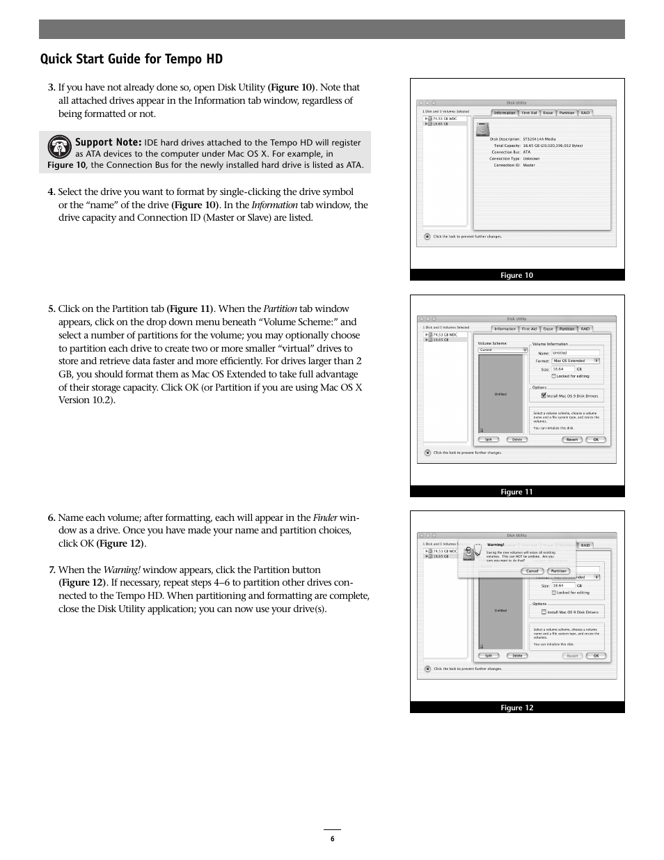 Quick start guide for tempo hd | Sonnet Technologies Tempo HD (With or Without Drive) Mac Version User Manual | Page 8 / 9