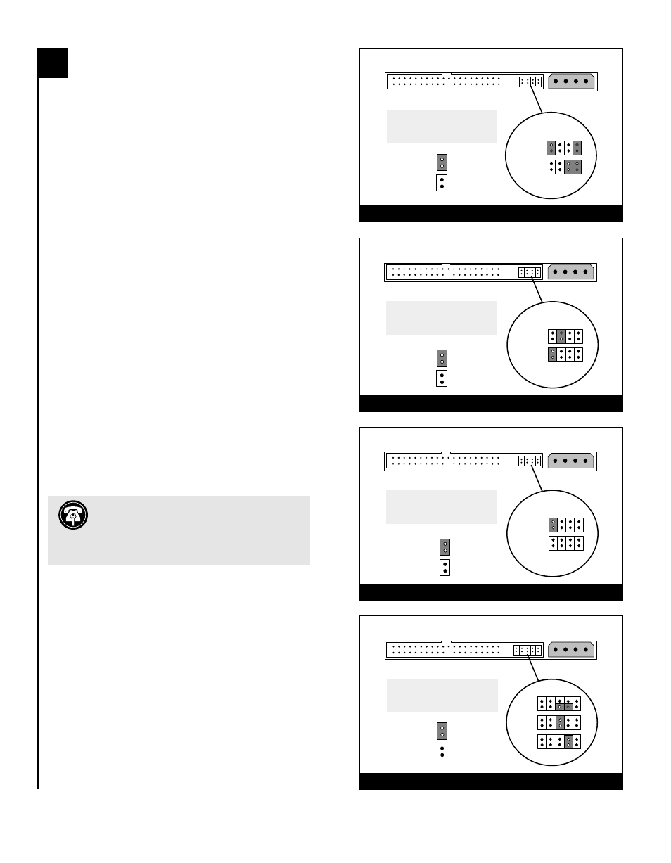 Jumper pin settings | Sonnet Technologies Tempo Ultra ATA66 Host Adapter User Manual | Page 19 / 43