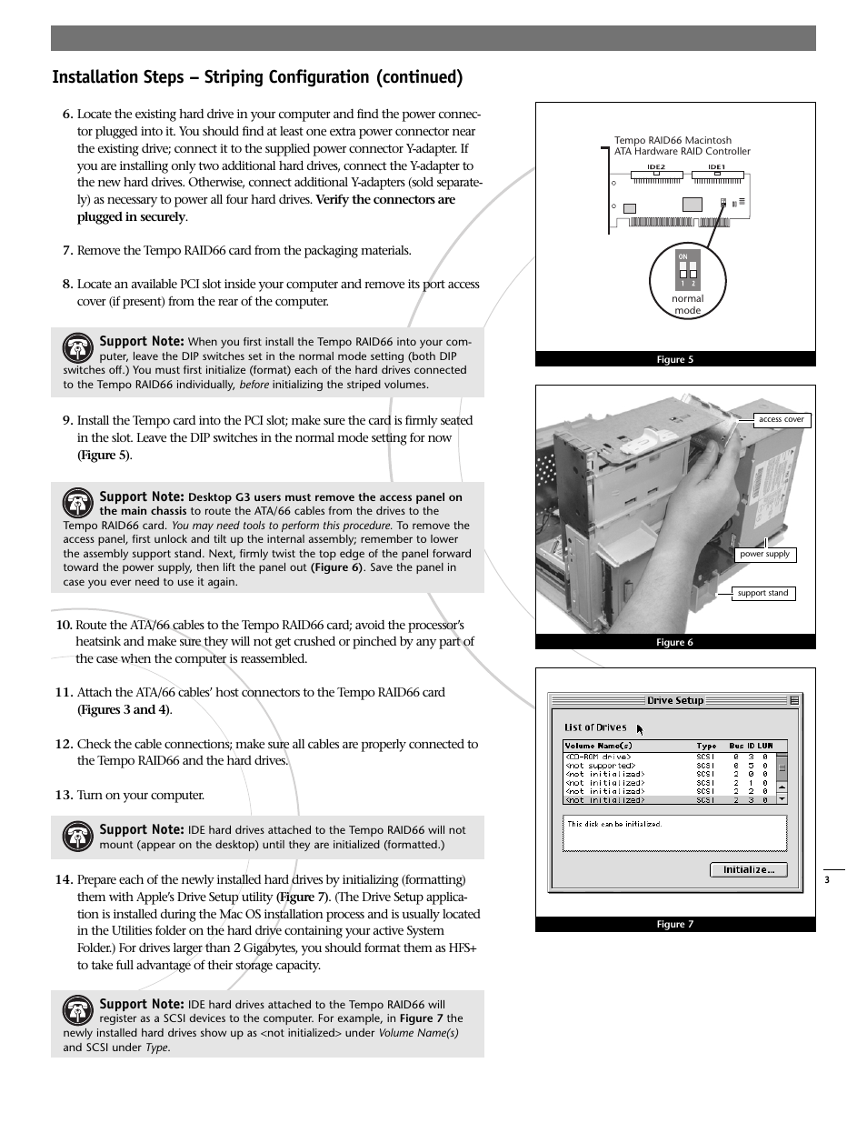 Sonnet Technologies Tempo RAID66 ATA Hardware RAID Controller Card User Manual | Page 3 / 6