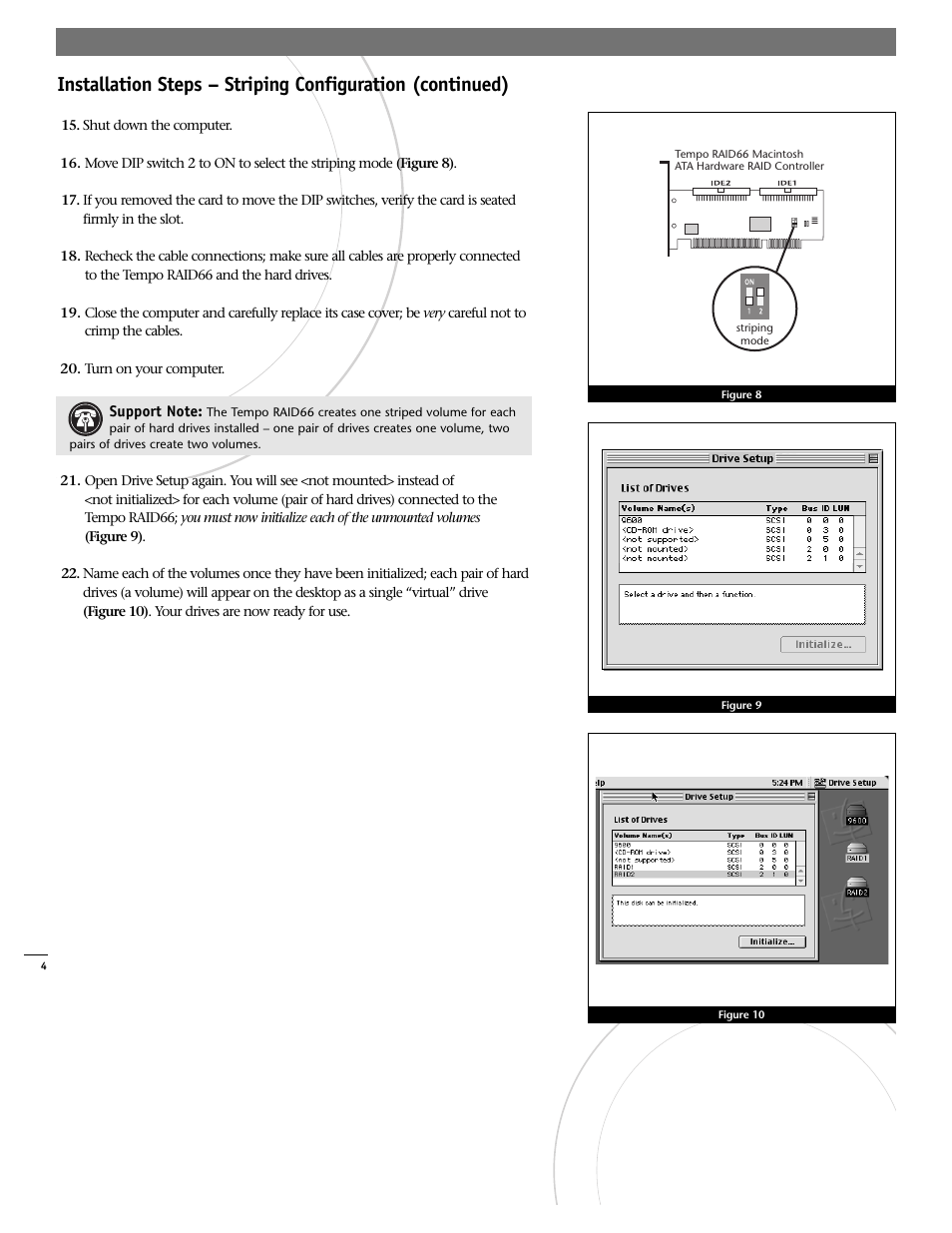 Sonnet Technologies Tempo RAID66 ATA Hardware RAID Controller Card User Manual | Page 4 / 6
