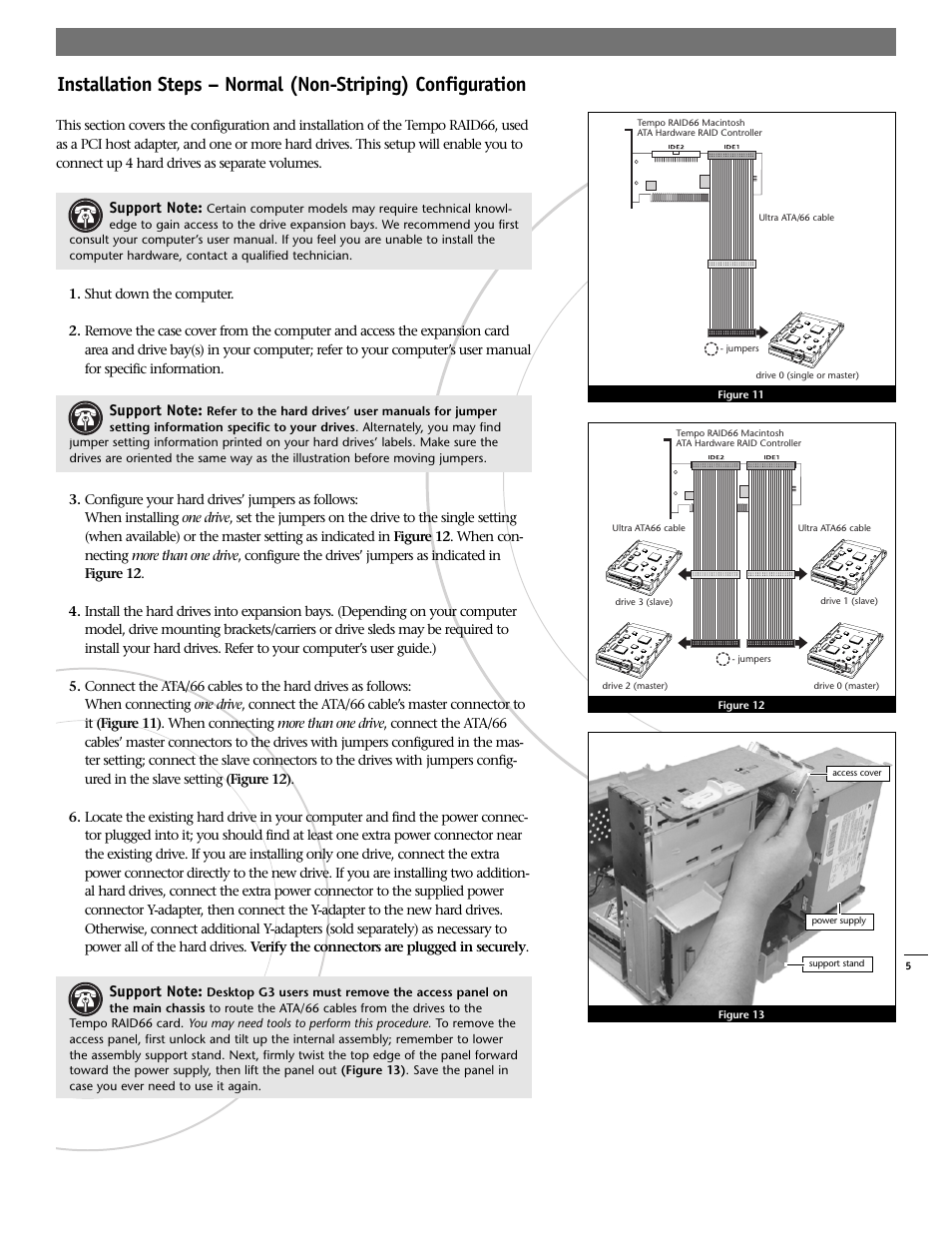 Sonnet Technologies Tempo RAID66 ATA Hardware RAID Controller Card User Manual | Page 5 / 6