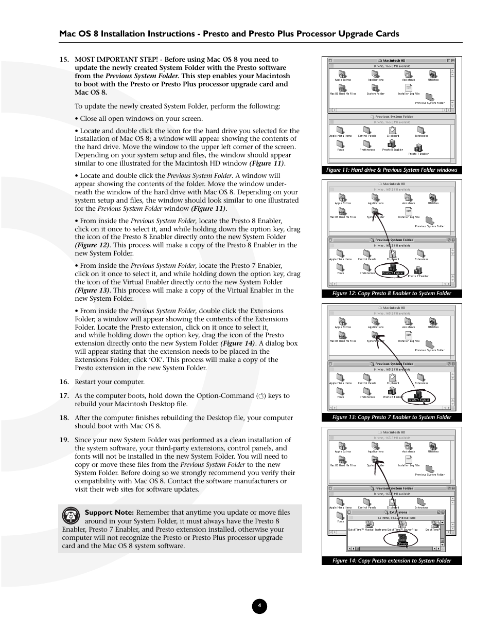 Sonnet Technologies Presto Plus Processor Upgrade with Mac OS 8 User Manual | Page 4 / 11