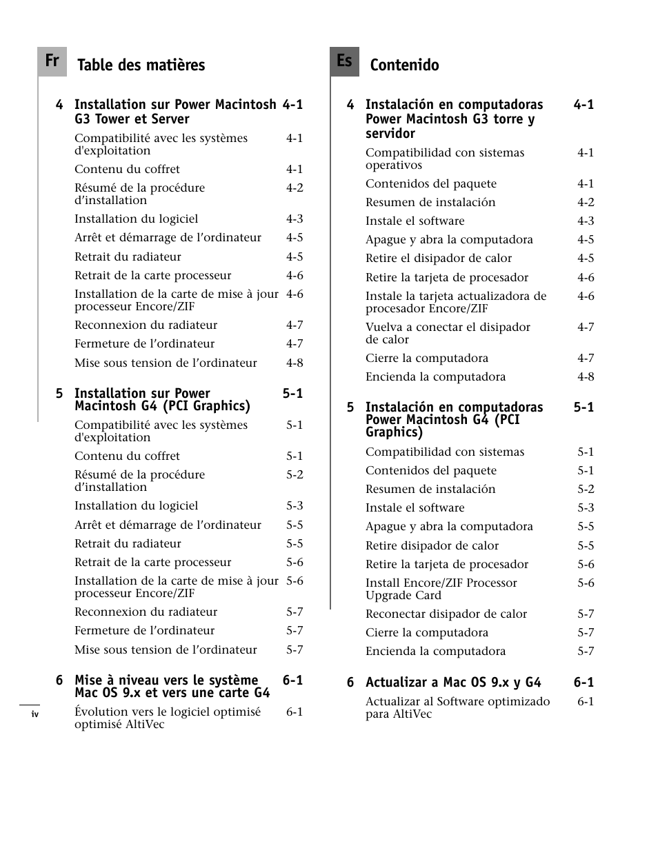 Sonnet Technologies Encore_ZIF Processor Upgrade User Manual | Page 10 / 120