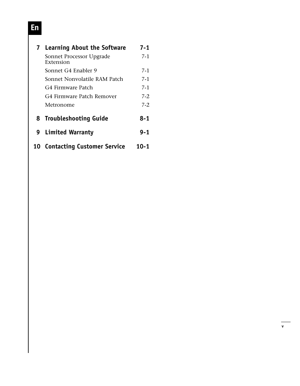 Sonnet Technologies Encore_ZIF Processor Upgrade User Manual | Page 13 / 120