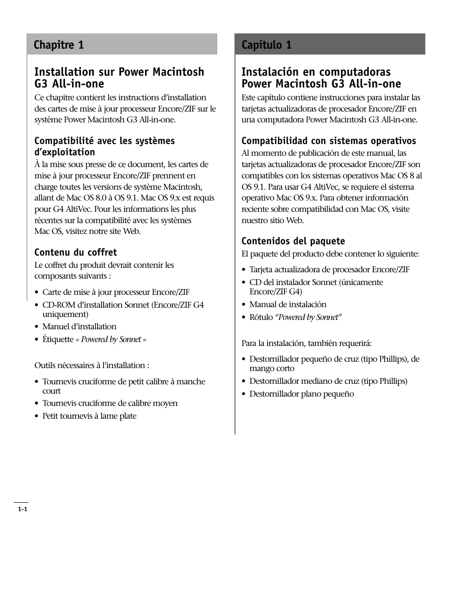 Sonnet Technologies Encore_ZIF Processor Upgrade User Manual | Page 18 / 120