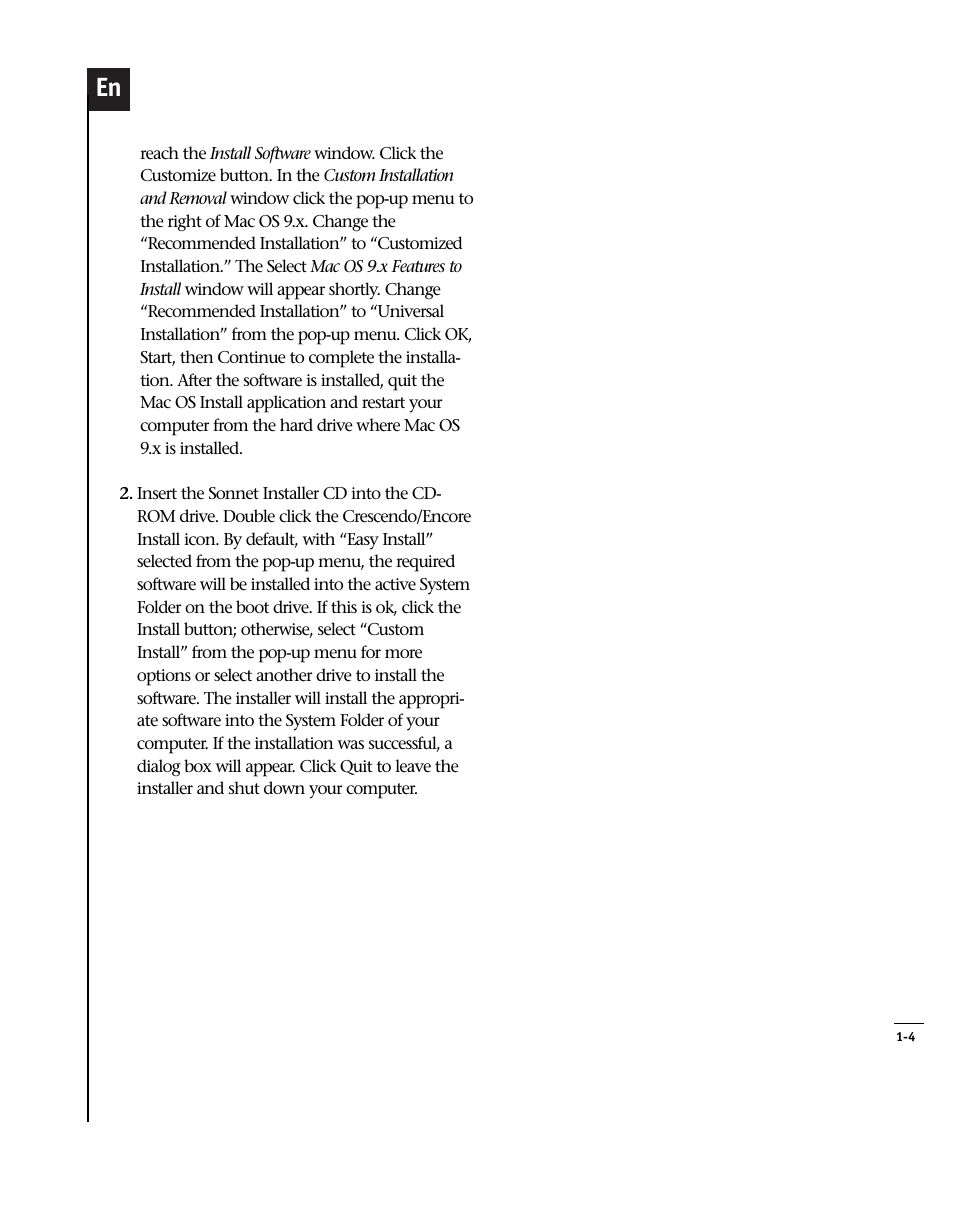 Sonnet Technologies Encore_ZIF Processor Upgrade User Manual | Page 25 / 120