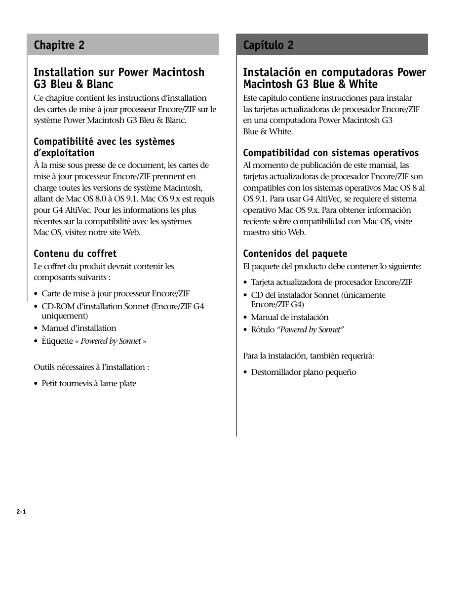 Sonnet Technologies Encore_ZIF Processor Upgrade User Manual | Page 42 / 120